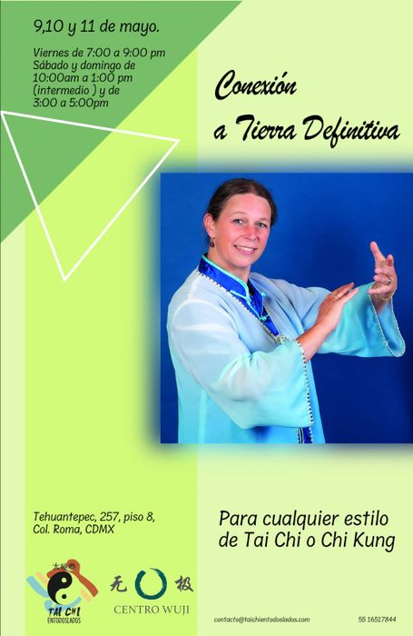 Conexión a tierra definitiva

Para cualquier estilo de Tai Chi o Chi Kung. Todos los niveles son bienvenidos
